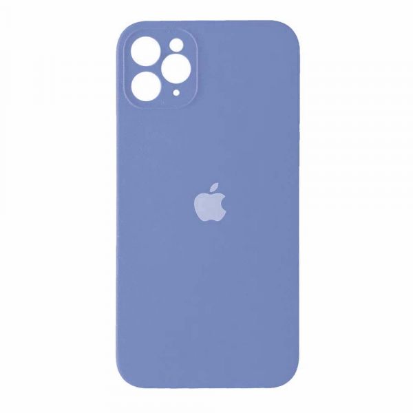 Чехол Silicone case Full Camera Square side для iPhone 11 Pro Glicine