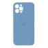 Чехол Silicone case Full Camera Square side для iPhone 12 Pro Max Lilac