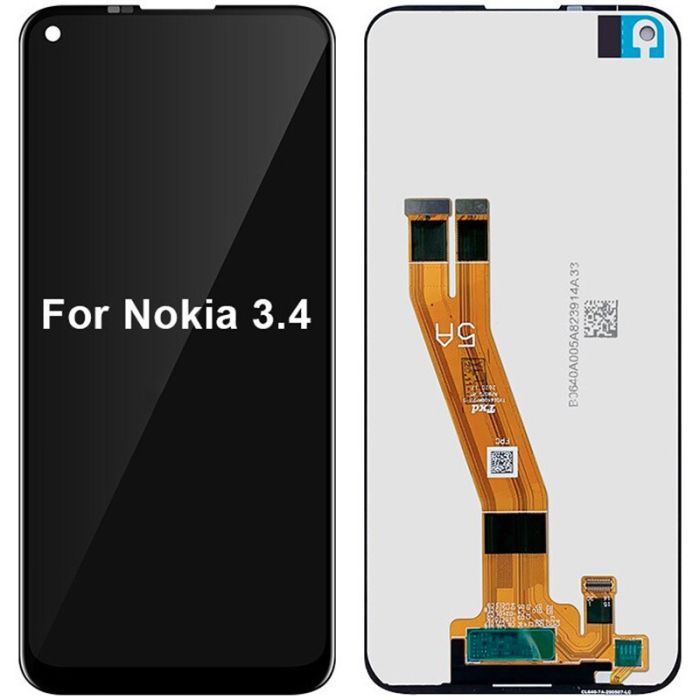 Дисплей + сенсор Nokia 3.4 (TA-1283) Black - p/n: 301020639-00004-REVC