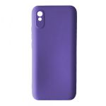 Чехол Silicone Case Camera (no logo) Xiaomi Redmi 9A lilac