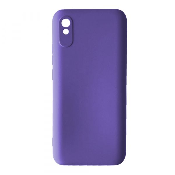 Чехол Silicone Case Camera (no logo) Xiaomi Redmi 9A lilac