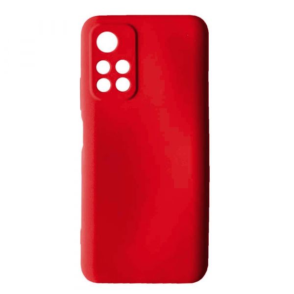 Чехол Silicone Case Camera (no logo) Xiaomi Redmi Note 11 Pro red
