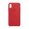 Чехол Silicone case для iPhone X/XS red