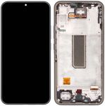 Дисплей + сенсор с рамкой Samsung A34 5G A346 Black (Incell) - p/n: A34 BX 39 40 1 2