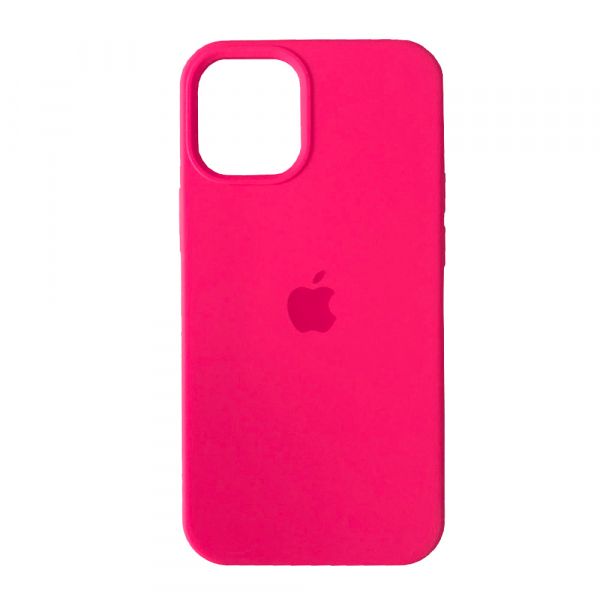 Чехол Silicone Case Full для iPhone 14 Pro hot pink