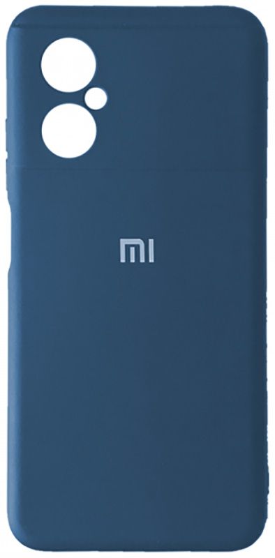 Чехол Silicone Case Full for Xiaomi Redmi Note 11R/Poco M4 5G Navy Blue