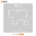 Трафарет BGA Amaoe для платы PCB Xiaomi 12 / средний слой (0.12mm)