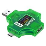 USB тестер Relife XA1 тока, напряжения, емкости / USB-A / Type-C / PD / QC 3.0 / 4-25V / 5A