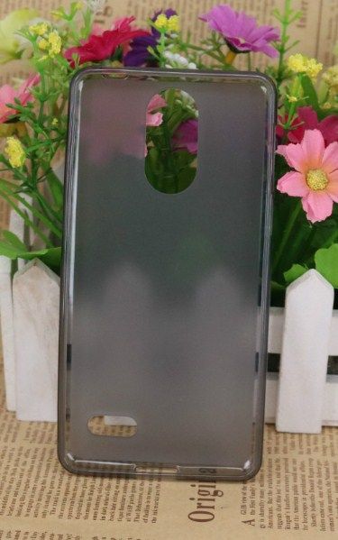 Чехол-накладка для Leagoo M5 прозрачный черный