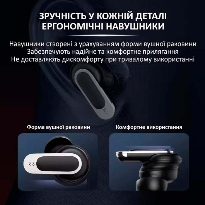 Наушники беспроводные V8 TWS Earbuds с LED дисплеем, Bluetooth 5.3, ANC, 530mAh, IPX5 Gold