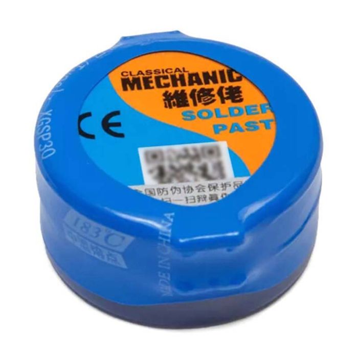 Паяльна паста BGA Mechanic XG30 / Sn 63%, Pb 37% / 183°C / 16 г