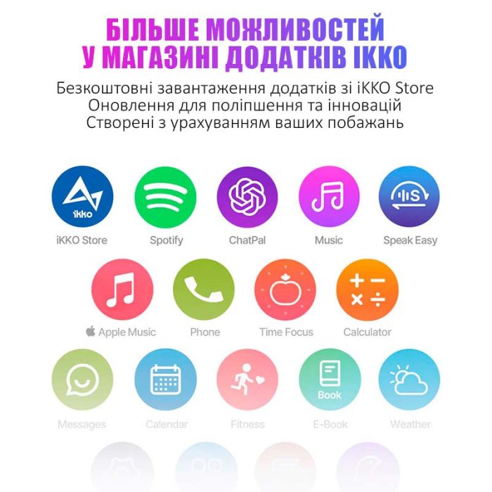 Наушники TWS переводчик IKKO ActiveBuds / AI ChatGPT голосовой ассистент / 45 языков / WI-FI / BT 5.3 Pink