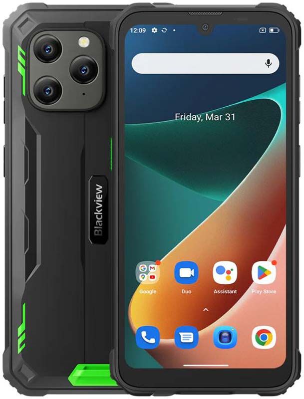 Смартфон Blackview BV5300 Pro 4/64GB / 6.1" / 6580 mAh / IP68 / IP69K Green (без коробки)