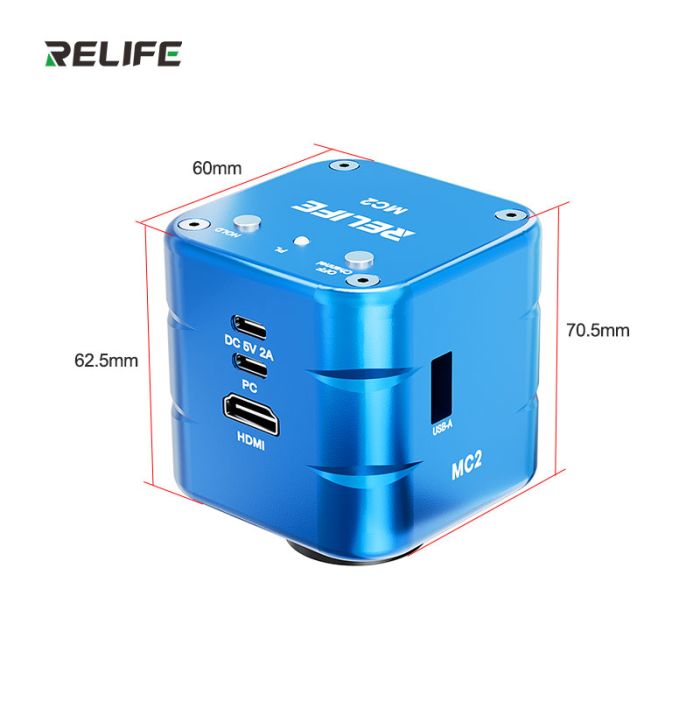 Цифровая камера для микроскопа RELIFE MC2 4K HD с Мультиметром / Сенсор Sony / HDMI Type-C