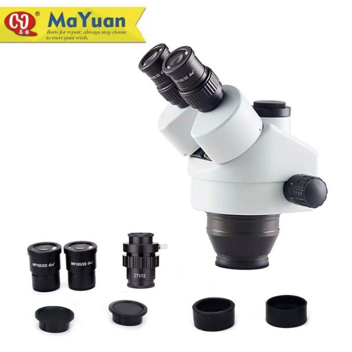 Микроскоп тринокулярный MaYuan MY-745-T / 7X-45X / WF10X20 / 0.5 CTV / без штатива