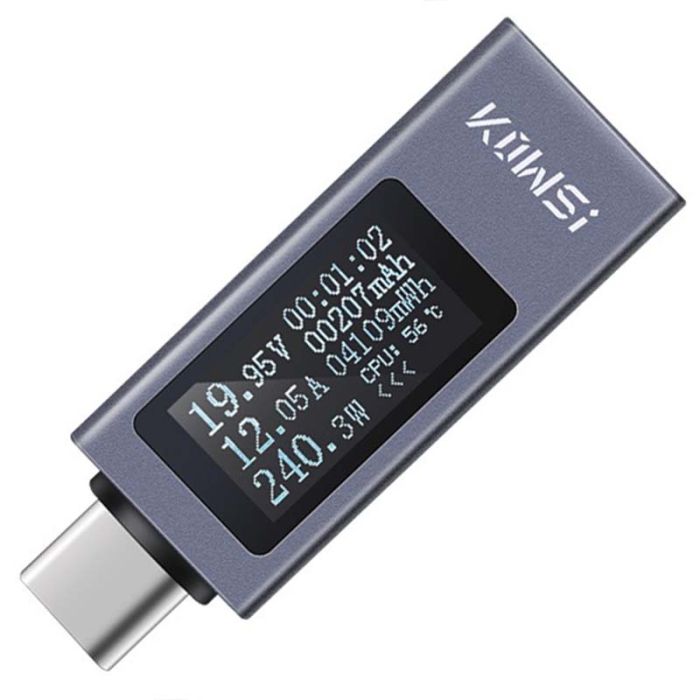 Багатофункціональний USB тестер KOWSI KWS-2301C Type-C / ударостійкий / QC3.0 / 4-30V / 12A