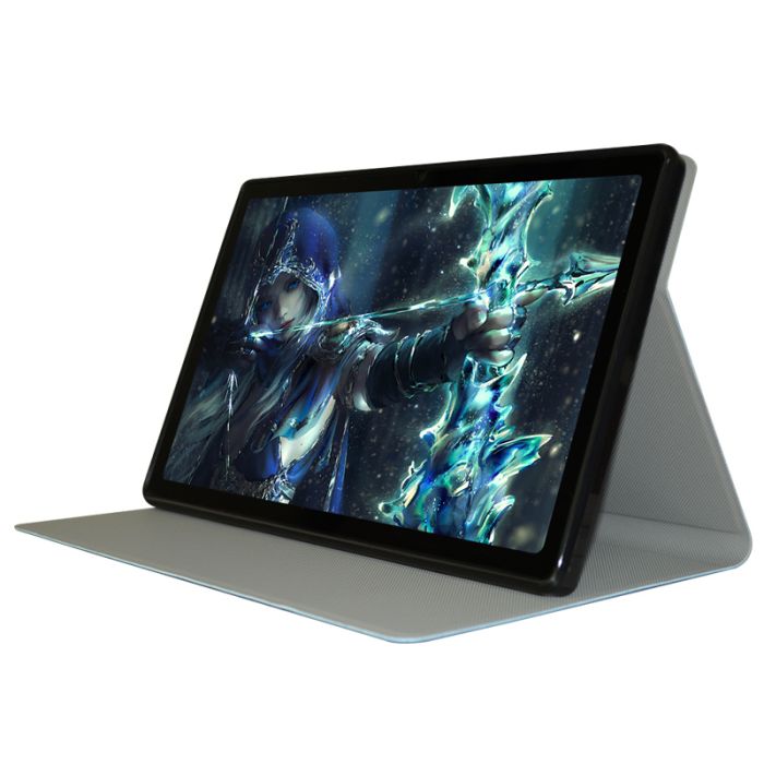 Чохол книжка для планшета Blackview Tab 11 / Tab 11 SE / підставка / силіконова основа / чорний