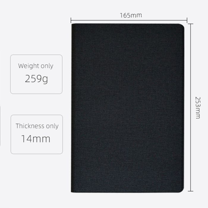 Чехол книжка для планшета Blackview Tab 11 / Tab 11 SE / подставка / силиконовая основа /  черный