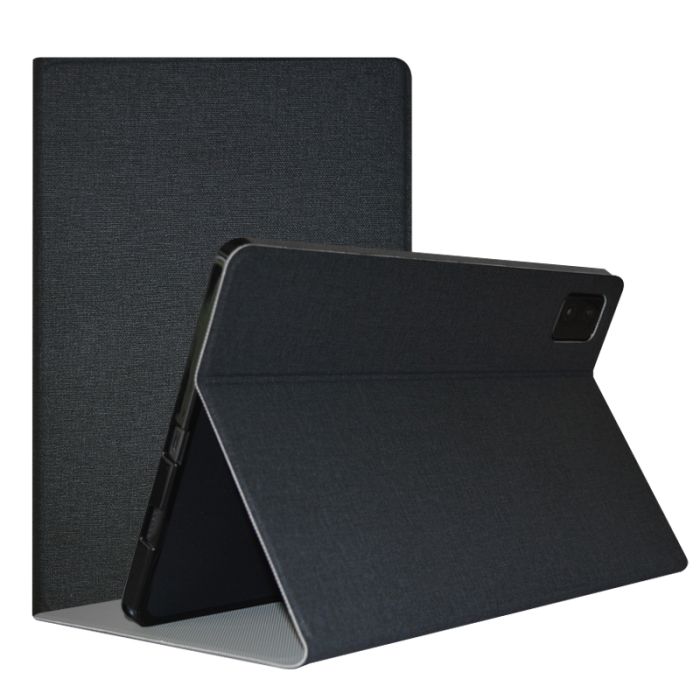 Чохол книжка для планшета Blackview Tab 12 / Tab 12 Pro / підставка / силіконова основа / чорний
