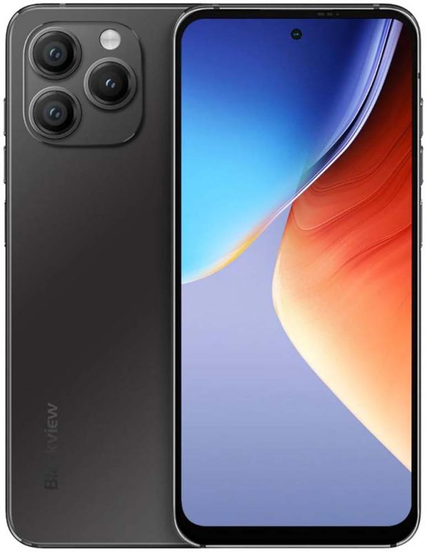 Смартфон Blackview A96 8+256GB / 6.5'' 2.4K 120Hz / MTK Helio G99 / 4380mAh Black (без коробки)