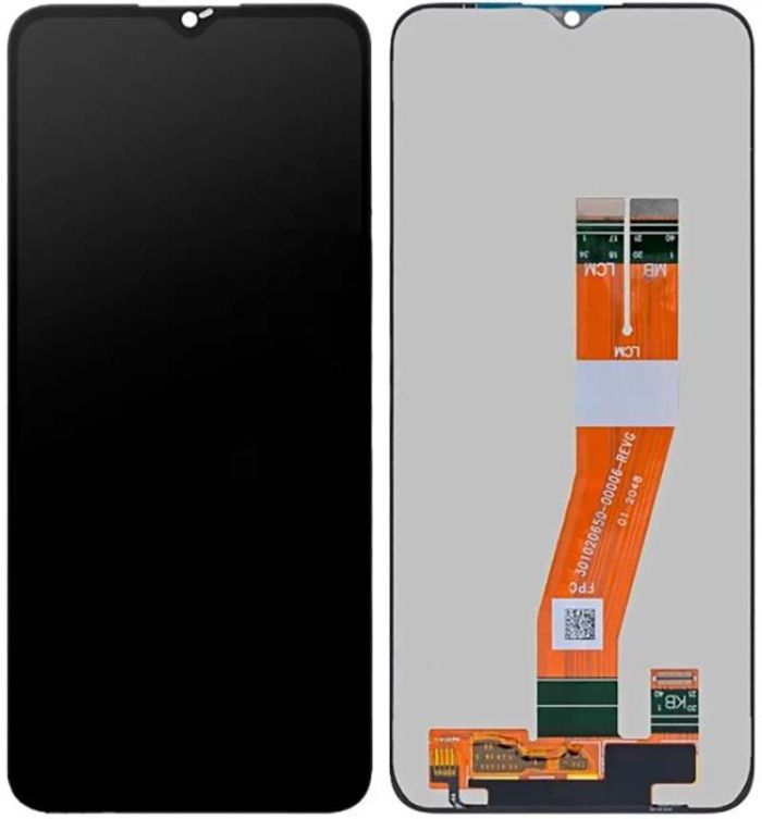 Дисплей + сенсор Samsung A02S A025 / M02S M025 (163mm) Black - p/n: LM5C3482F0-A1