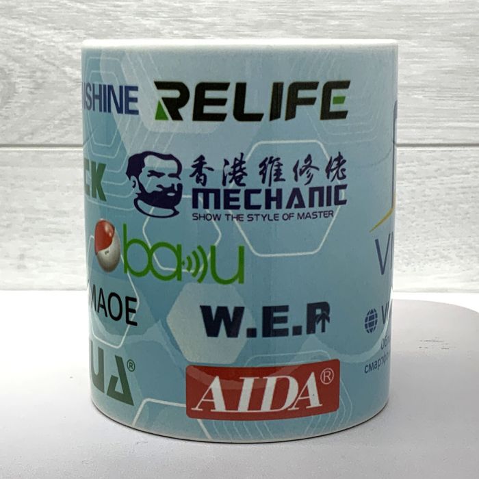 Фірмова чашка VNGSM + Mechanic, Amaoe, Zhanlida, Quick, Sunshine, Relife, Baku, Lukey, Qianli (330 ml)
