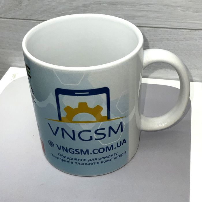 Фирменная кружка VNGSM + Mechanic, Amaoe, Zhanlida, Quick, Sunshine, Relife, Vetus, Baku (330 ml)