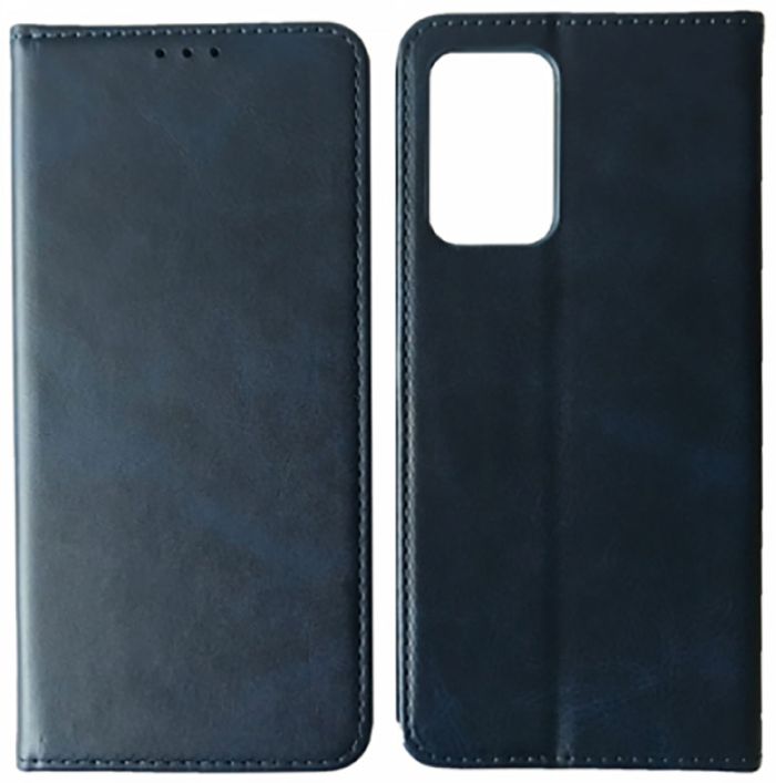 Чехол-книжка Black TPU Magnet for Xiaomi POCO M5 Blue