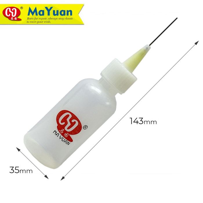 Емкость для флюса и жидкостей Mayuan MS-035 с дозатором (50 ml)