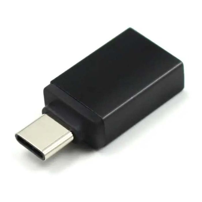 OTG переходник USB Type-C - USB 3.0 адаптер Черный