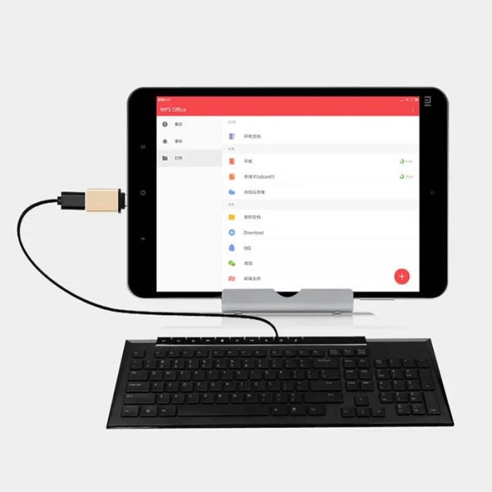 OTG переходник USB Type-C - USB 3.0 адаптер Черный