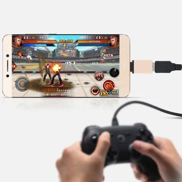 OTG переходник USB Type-C - USB 3.0 адаптер Черный