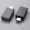 OTG переходник USB Type-C - USB 3.0 адаптер Черный
