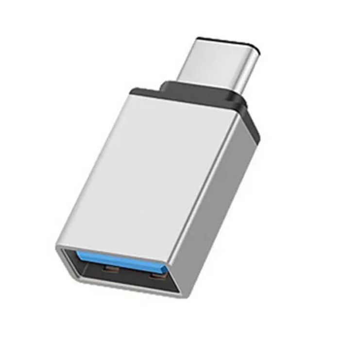 OTG переходник USB Type-C - USB 3.0 адаптер Серый