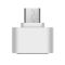 OTG переходник Micro-USB - USB 2.0 адаптер Белый