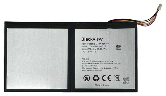 Акумулятор для планшета Blackview Tab 15 / U309094PV-1S2P / 8280 mAh