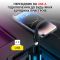 Кабель Type-C to Type-C з перехідниками USB + Lightning / 4 в 1 / QC3.0 PD / 60W / 1м Чорний