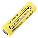 Аккумулятор LiitoKala Lii-50E 21700 / высокотоковый / 15А (25A) / 5000 mah / плоский контакт / Original