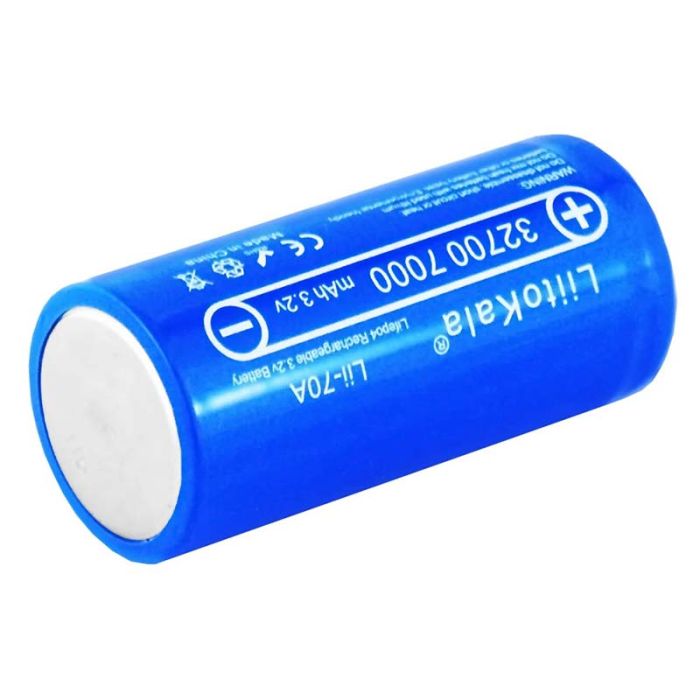 Аккумулятор LiitoKala Lii-70A 32700 / LiFePO4 / 21А / 3,2В / 7000 mАh / плоский контакт / Original