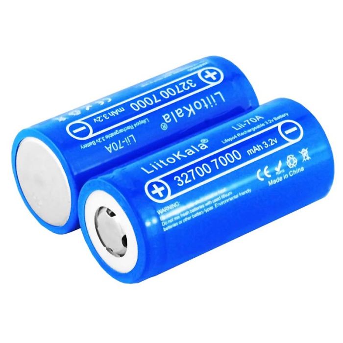 Аккумулятор LiitoKala Lii-70A 32700 / LiFePO4 / 21А / 3,2В / 7000 mАh / плоский контакт / Original