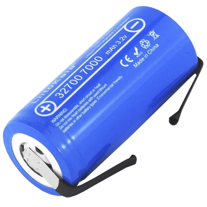 Акумулятор LiitoKala Lii-70A-N 32700 / LiFePO4 / 21А / 3.2В / 7000 mAh / під пайку / Original