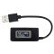 Багатофункціональний USB тестер KEWEISI KCX-017 струму напруги ємності Чорний