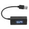 Багатофункціональний USB тестер KEWEISI KCX-017 струму напруги ємності Чорний