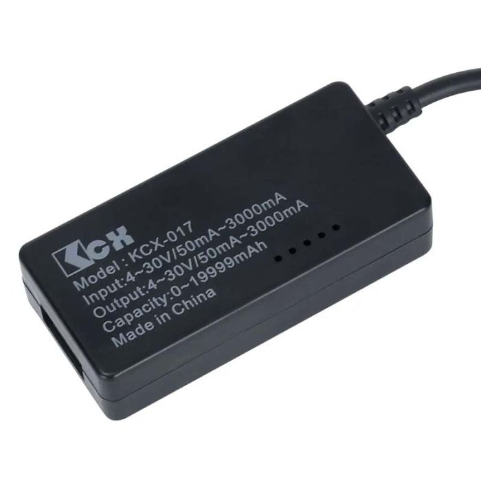 Багатофункціональний USB тестер KEWEISI KCX-017 струму напруги ємності Чорний