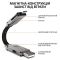 Кабель Type-C to Type-C с переходниками USB + Lightning / 4 в 1 / QC3.0 PD / 60W / 15cm Black