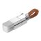 Кабель Type-C to Type-C с переходниками USB + Lightning / 4 в 1 / QC3.0 PD / 60W / 15cm Orange