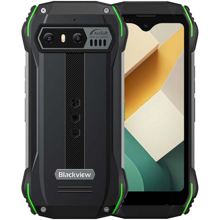 Смартфон Blackview N6000 8/256GB / 4.3'' / 3880 mAh / 48Mp / компактный / IP69K Green (без коробки)