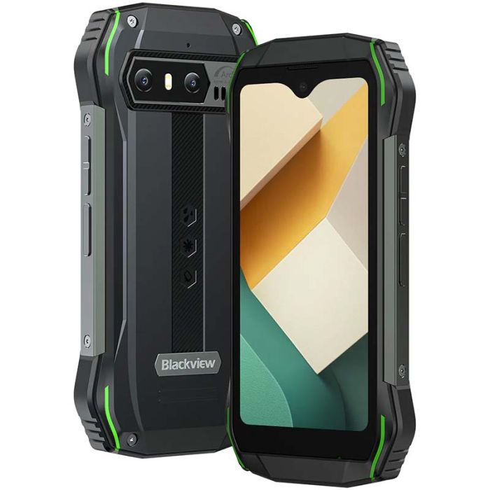 Смартфон Blackview N6000 8/256GB / 4.3'' / 3880 mAh / 48Mp / компактный / IP69K Green (без коробки)