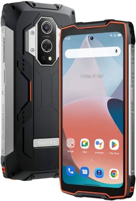 Смартфон Blackview BV9300 8/256GB / 6.6'' / 15080mAh / 50Mp / IP68 & IP69K Orange (без коробки)