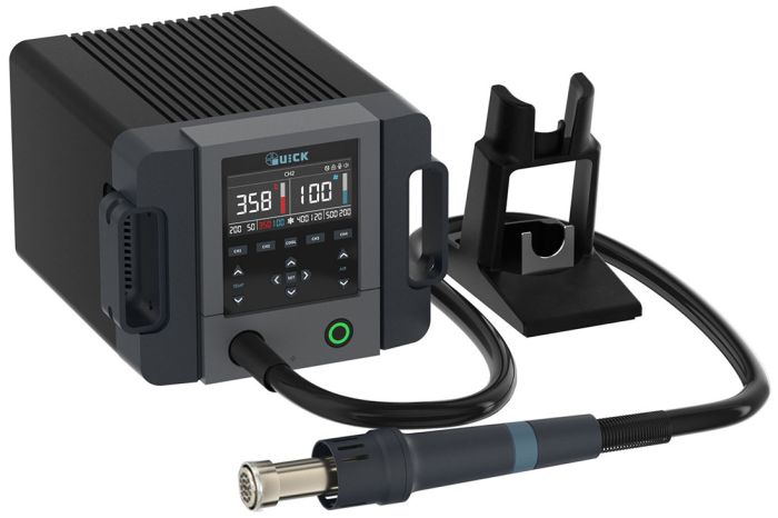 Термоповітряна паяльна станція Quick 861 Pro / 50-550°С / 70 л/хв / OLED / 1300 Вт